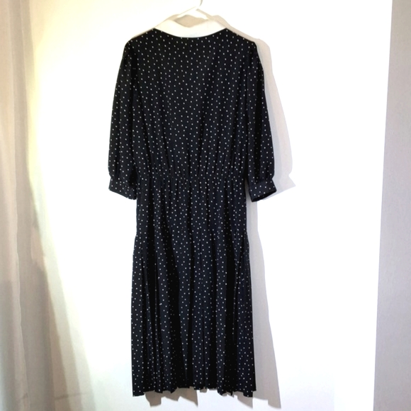 Vintage French Girl Polka Dot Dress - Picture 9 of 10